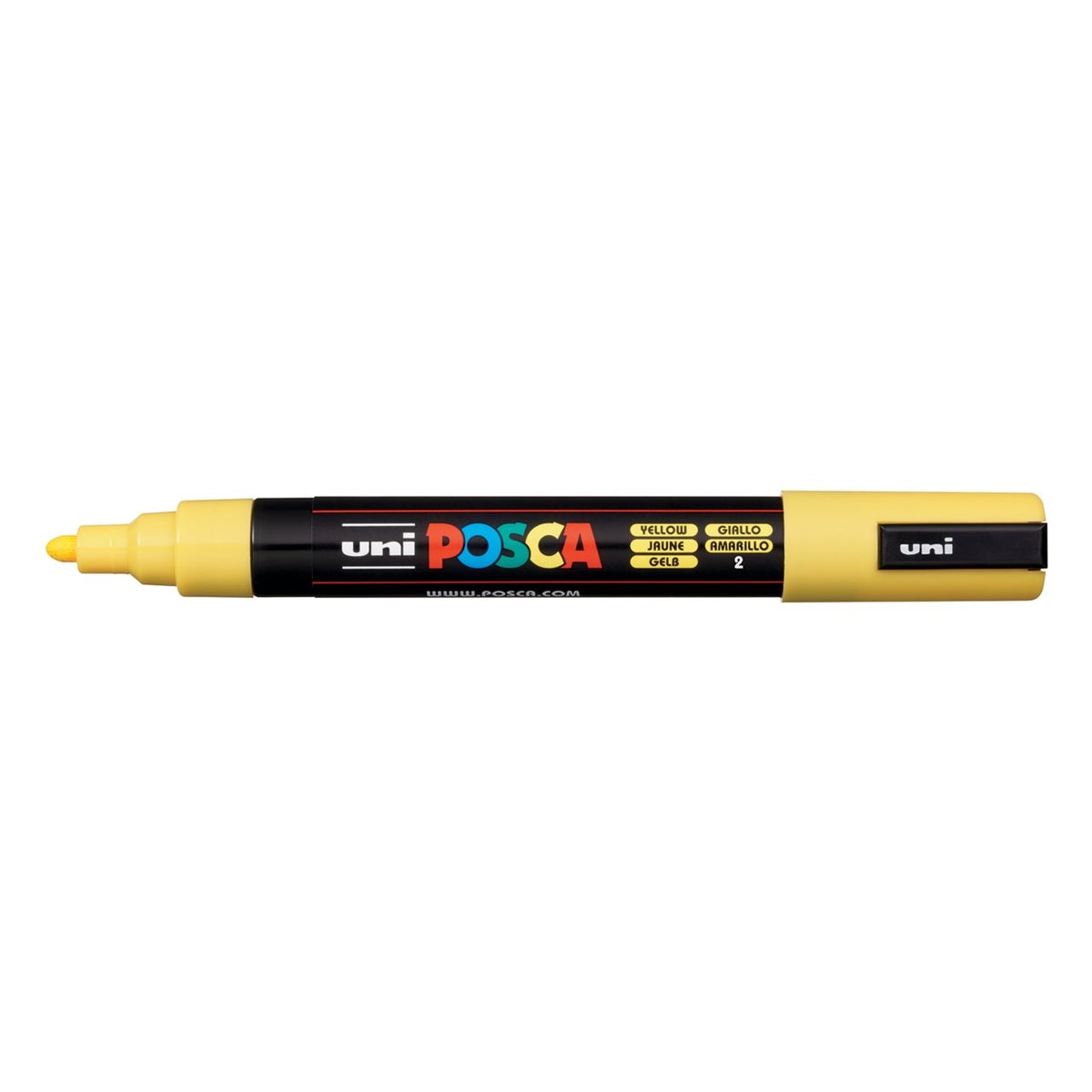 uni POSCA Paint Marker PC-5M Medium Bullet Tip - Yellow - merriartist.com