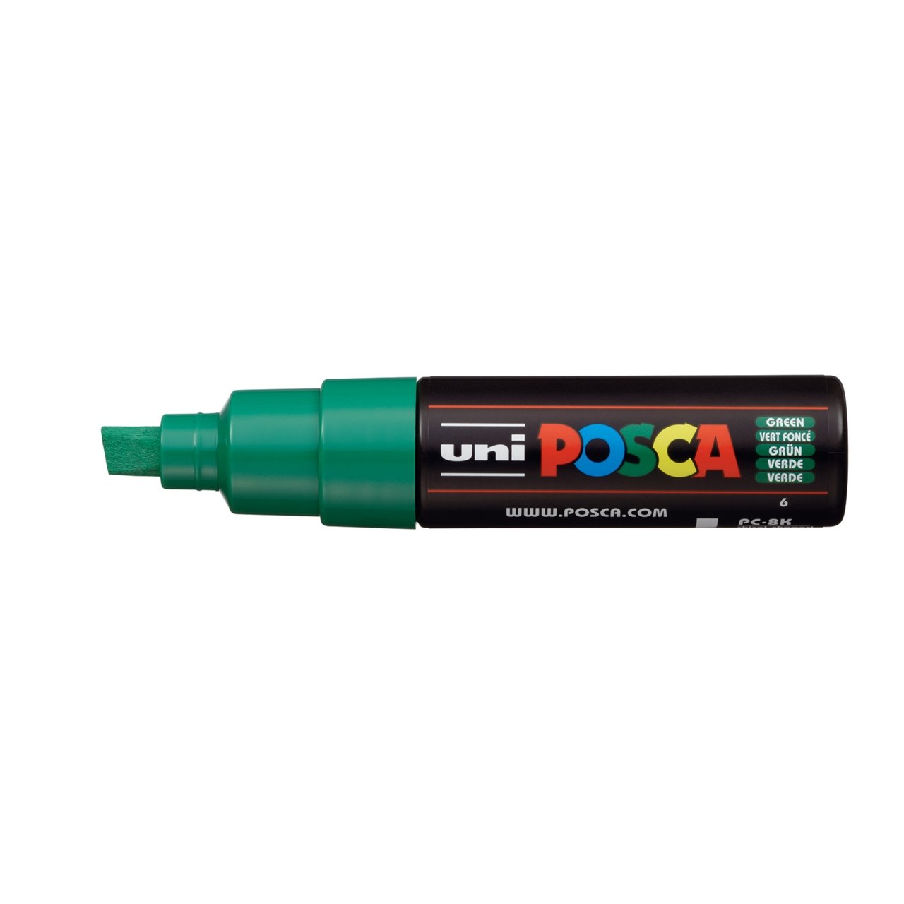 uni POSCA Paint Marker PC-8K Broad Chisel Tip - Green - merriartist.com