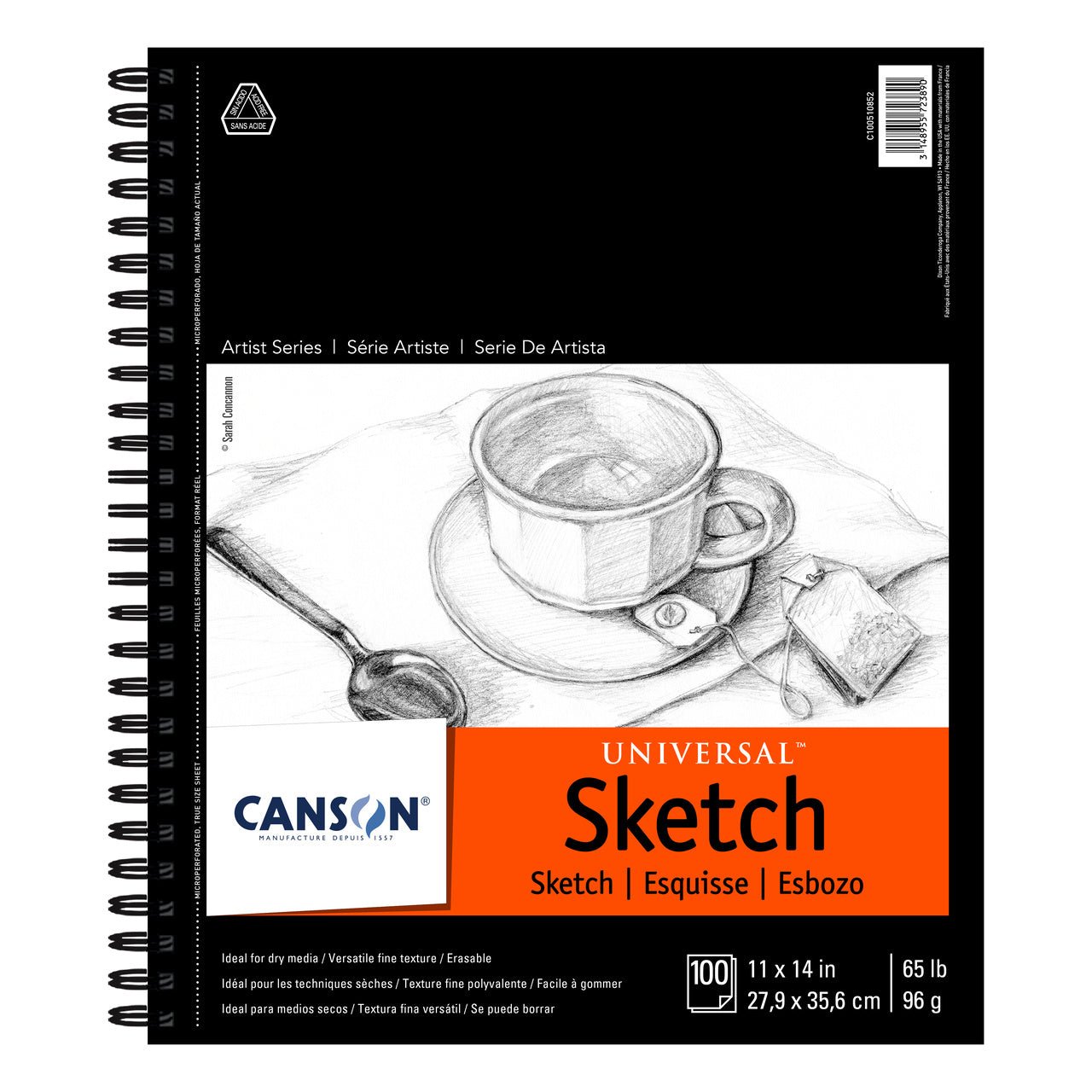 Universal Recycled Sketch 11x14 - 100 sheets - merriartist.com