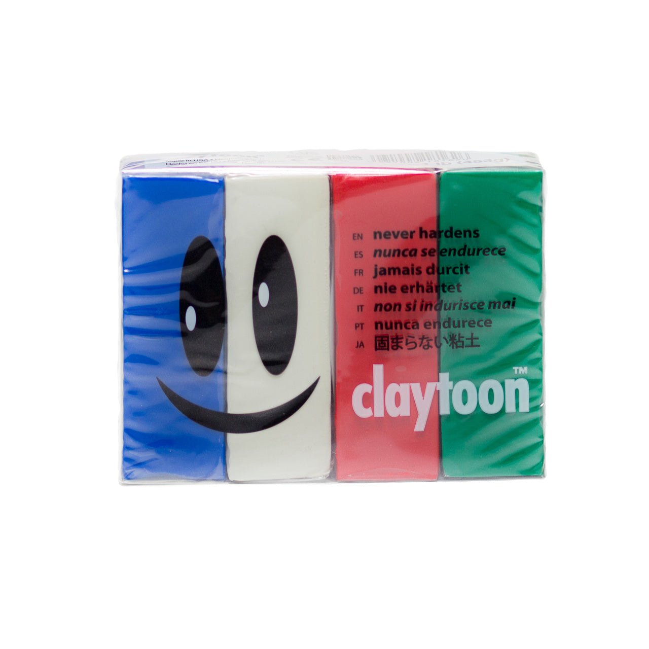 Van Aken Claytoon Clay Holiday Set - Green, Red, Ultra-Blue, White - merriartist.com