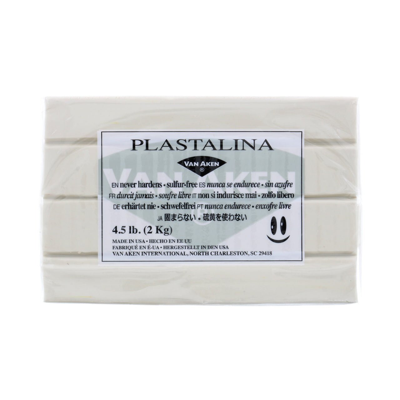 Van Aken Plastalina Modeling Clay 4.5 lb. - Ivory - merriartist.com