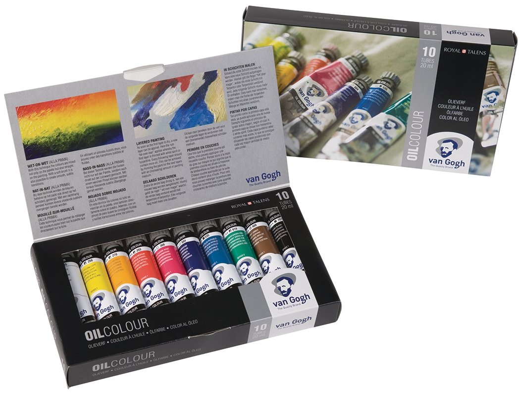 van Gogh Oil Color Set of 10 Tubes (20ml) - merriartist.com