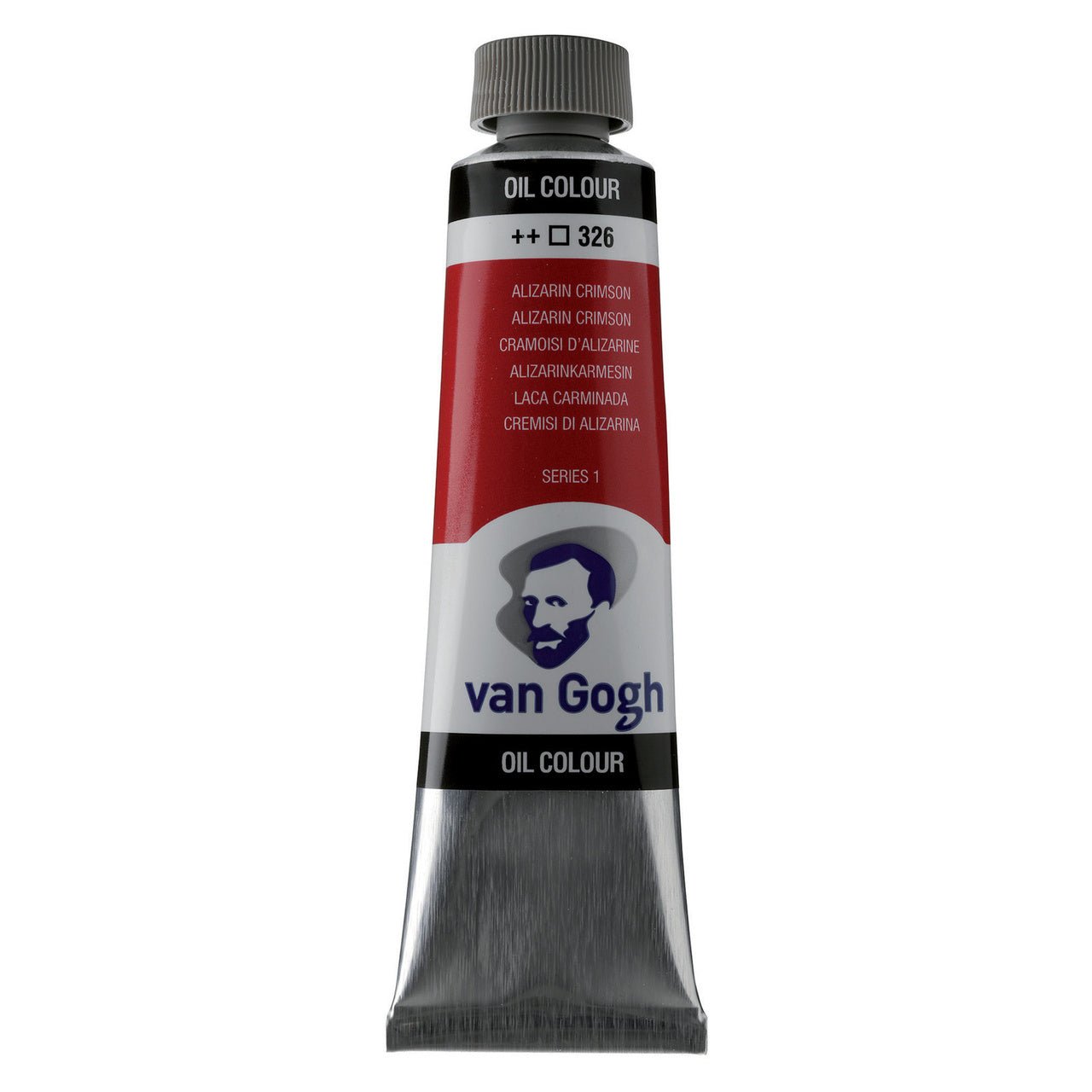 van Gogh Oil Paint 40 ml - Alizarin Crimson - merriartist.com