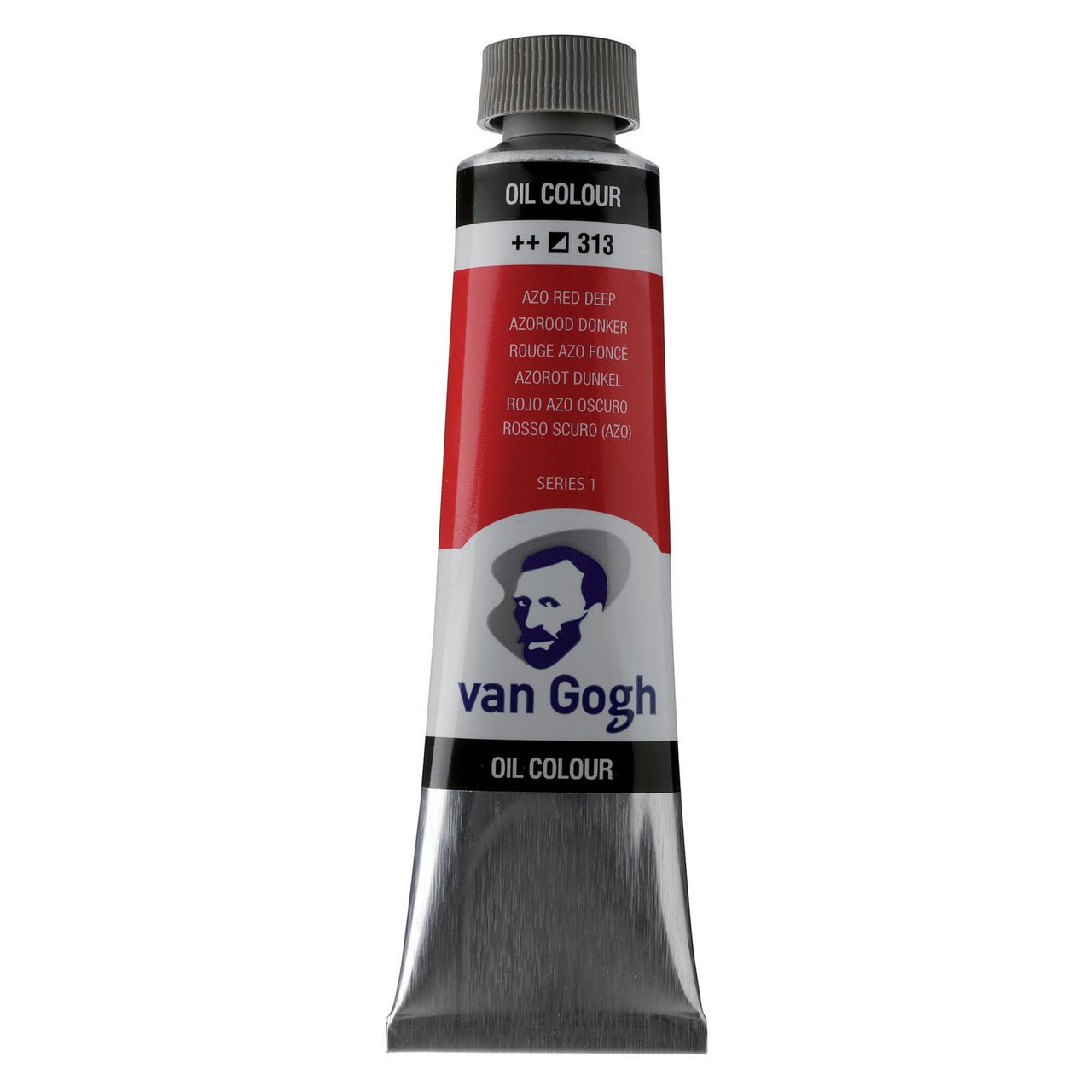 van Gogh Oil Paint 40 ml - Azo Red Deep - merriartist.com