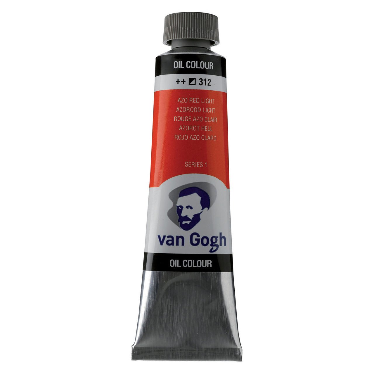 van Gogh Oil Paint 40 ml - Azo Red Light - merriartist.com