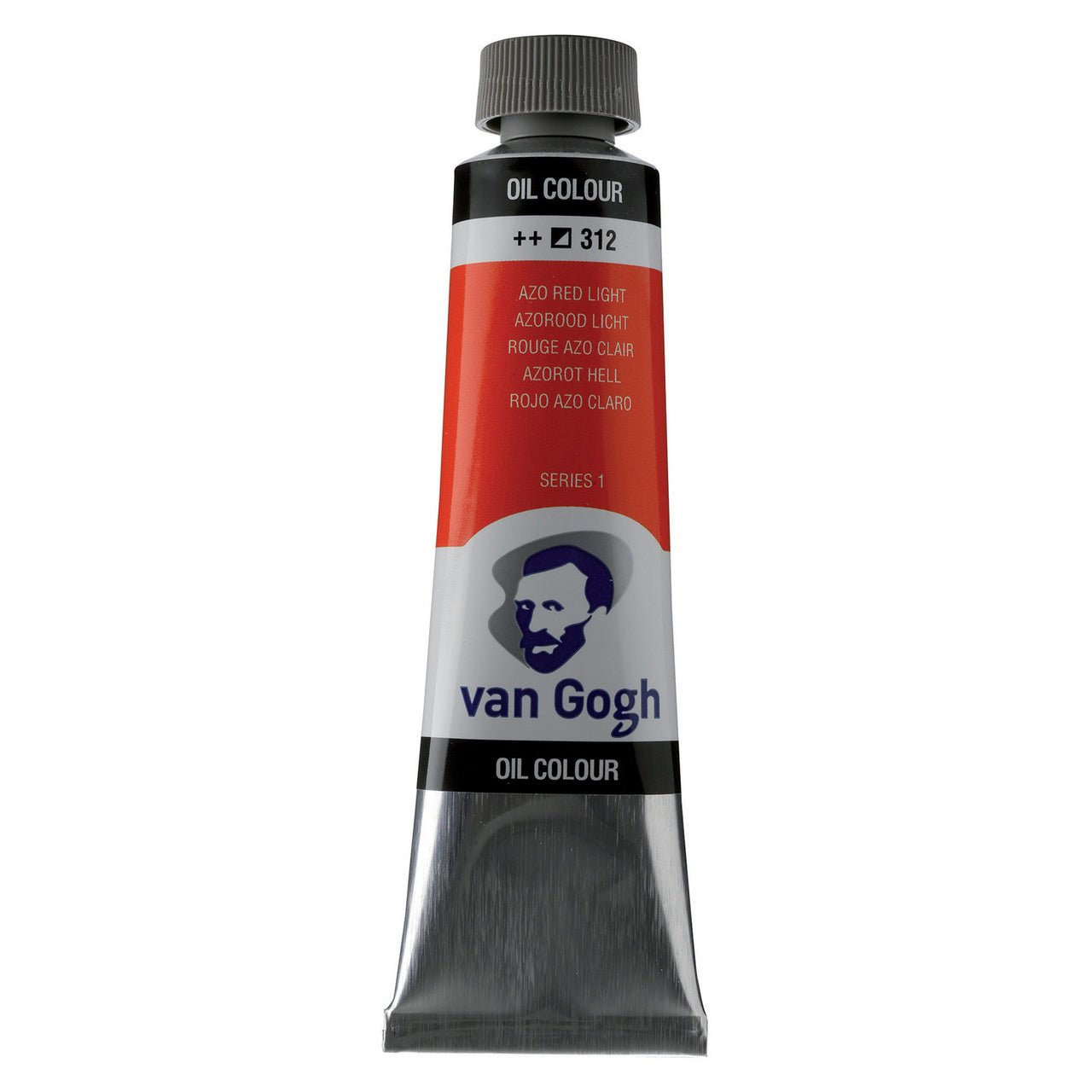 van Gogh Oil Paint 40 ml - Azo Red Light - merriartist.com