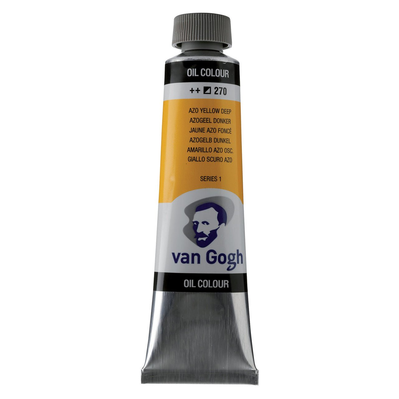 van Gogh Oil Paint 40 ml - Azo Yellow Deep - merriartist.com