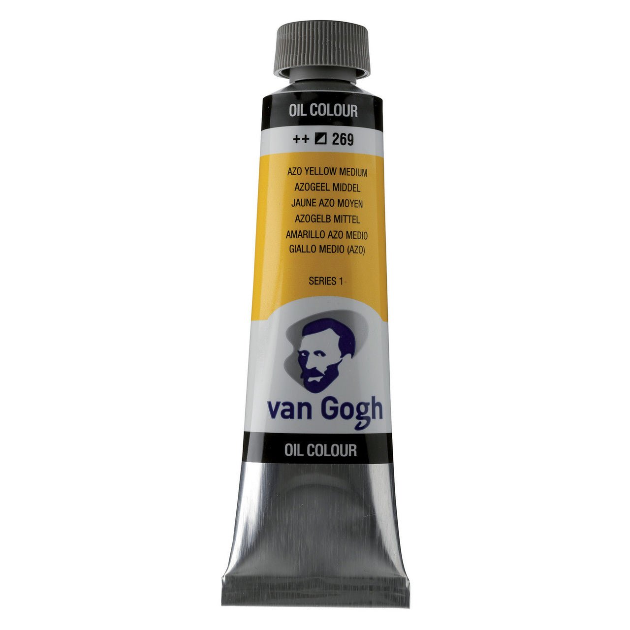 van Gogh Oil Paint 40 ml - Azo Yellow Medium - merriartist.com