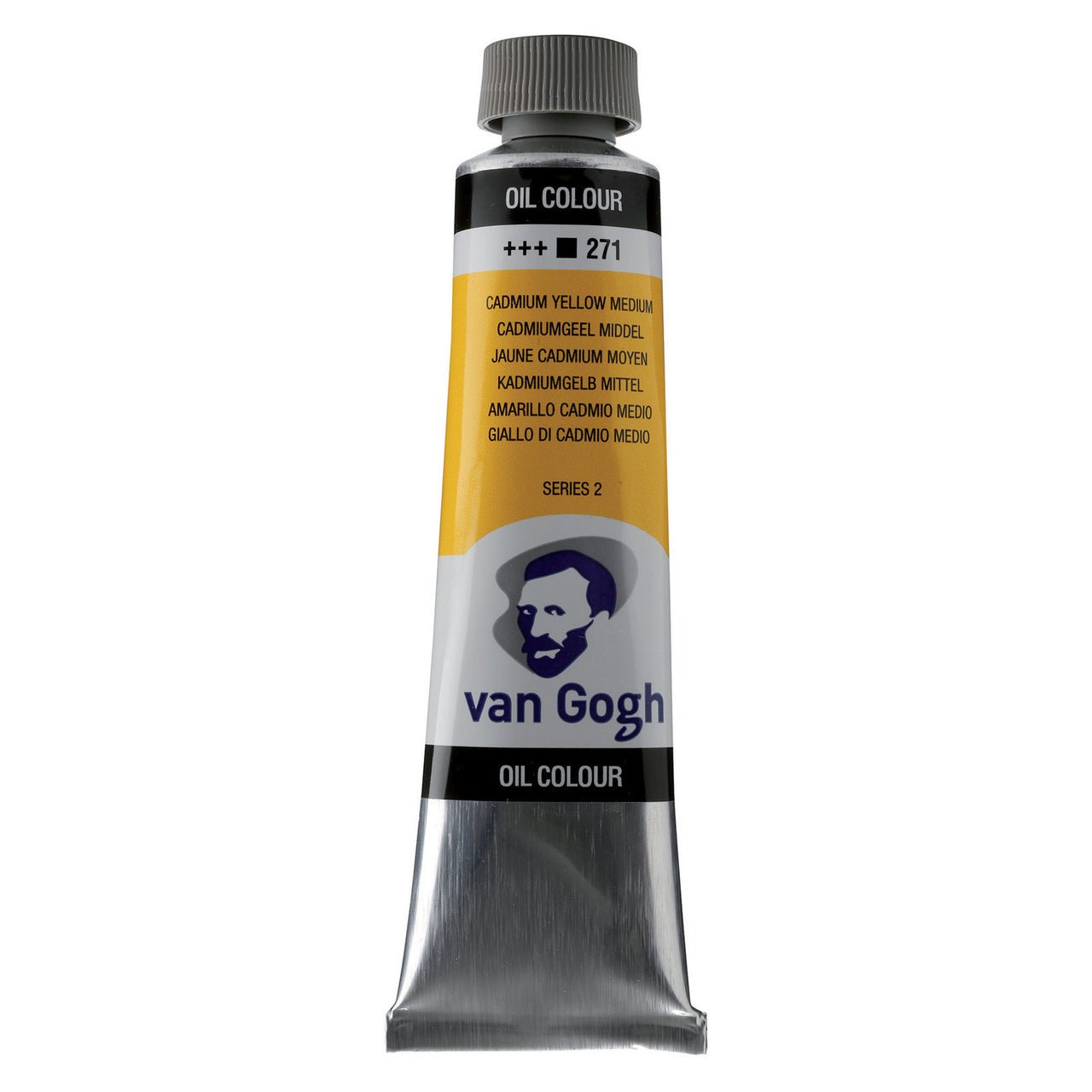 van Gogh Oil Paint 40 ml - Cadmium Yellow Medium - merriartist.com