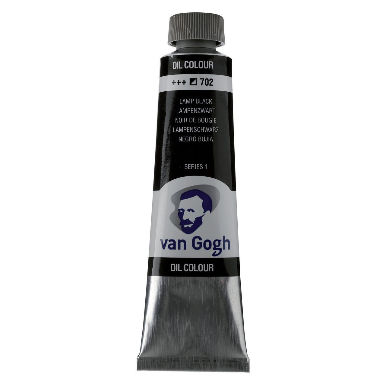 van Gogh Oil Paint 40 ml - Lamp Black - merriartist.com