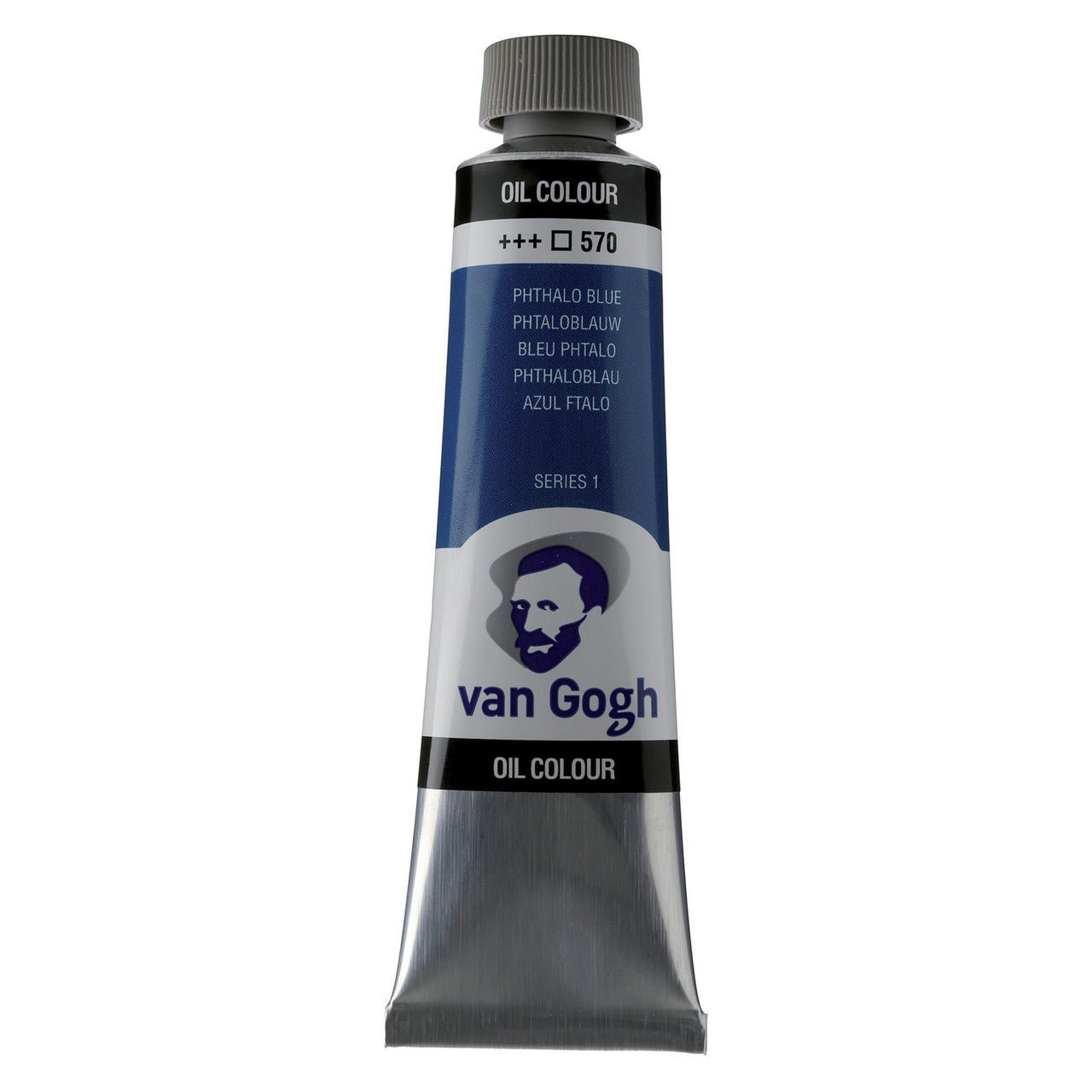 van Gogh Oil Paint 40 ml - Phthalo Blue - merriartist.com