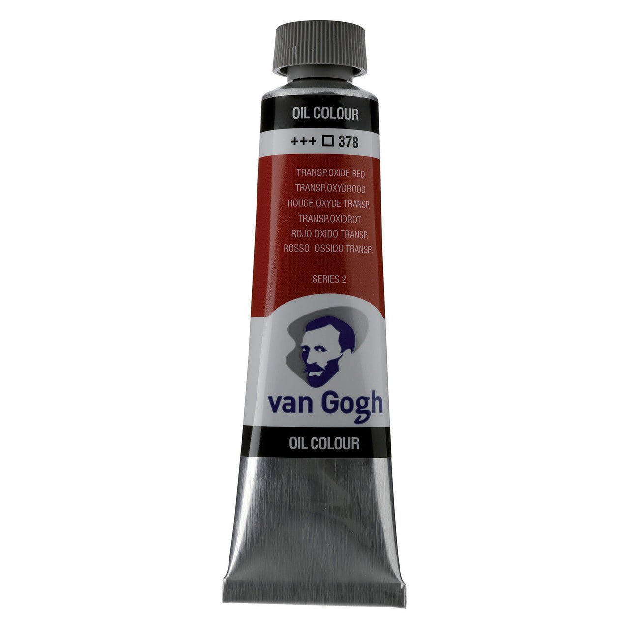 van Gogh Oil Paint 40 ml - Transparent Oxide Red - merriartist.com
