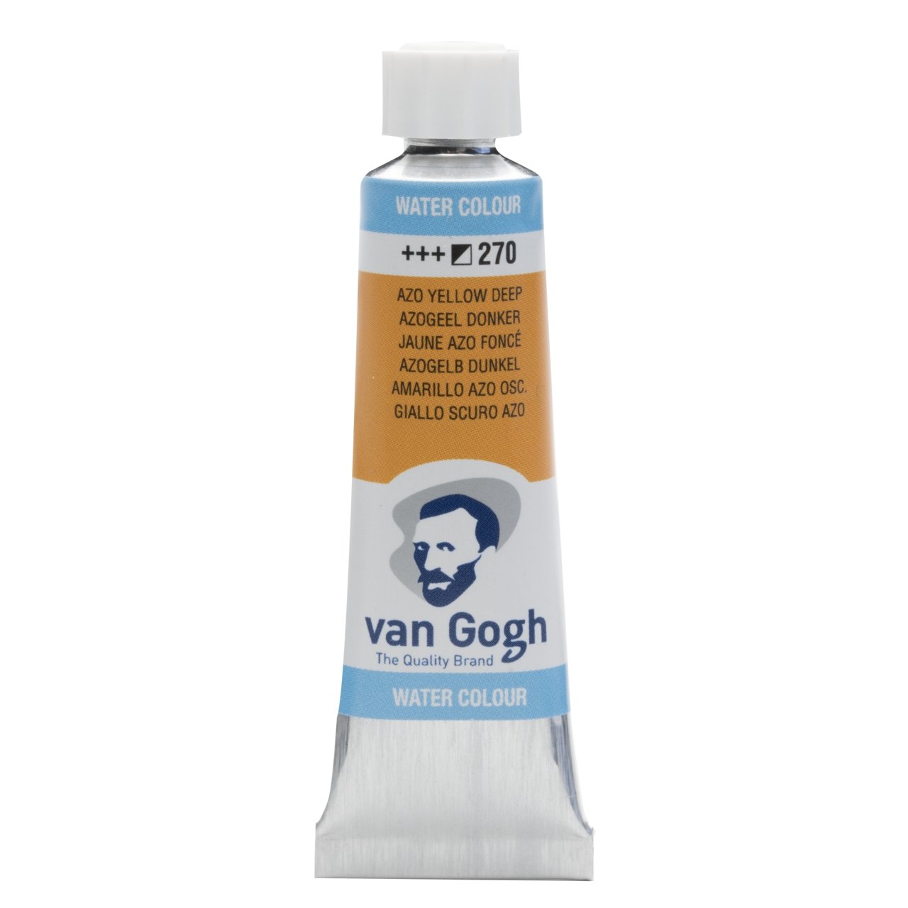 van Gogh Watercolor 10 ml Tube - Azo Yellow Deep - merriartist.com