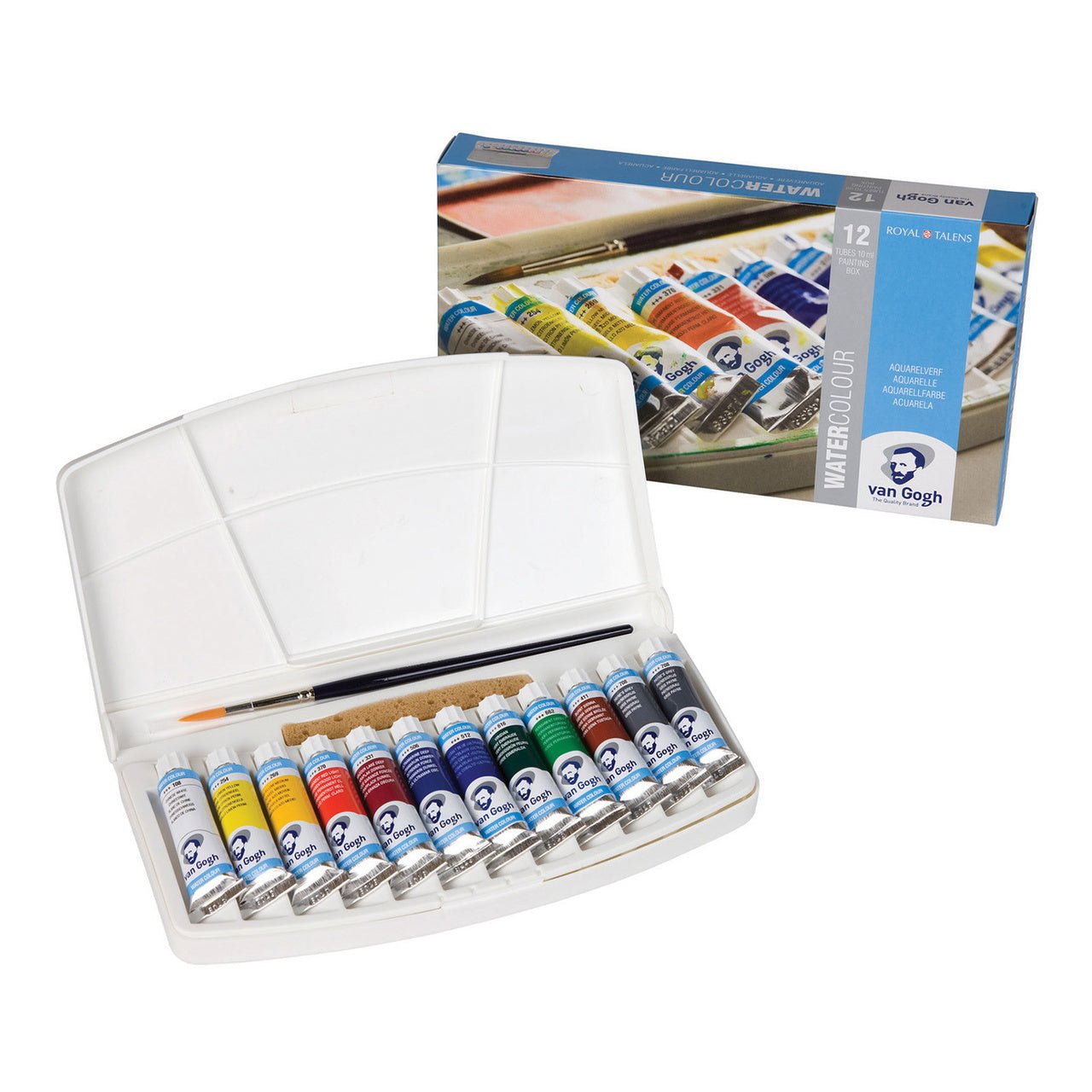 van Gogh Watercolor Palette box set of 12 tubes - merriartist.com