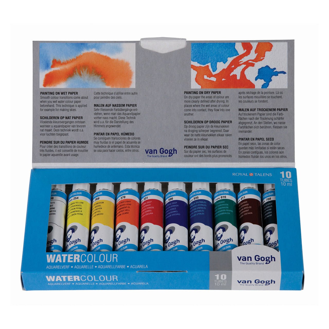 van Gogh Watercolor Set of 10 tubes - merriartist.com