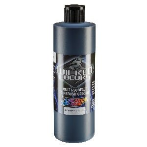 Wicked Multi-Surface Airbrush Colors - W031 Opaque Jet Black 16 oz - merriartist.com