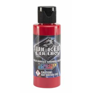 Wicked Multi-Surface Airbrush Colors - W053 Detail Scarlet 2 oz - merriartist.com
