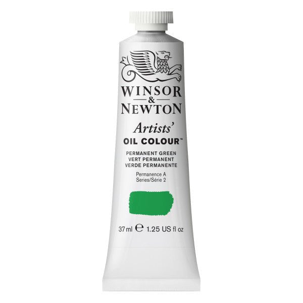 Winsor & Newton Artist Oil Permanent Green 37ml - merriartist.com