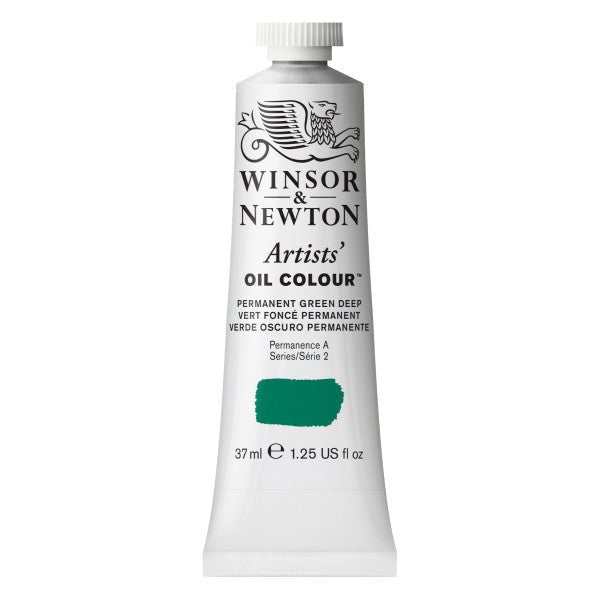 Winsor & Newton Artist Oil Permanent Green Deep 37ml - merriartist.com