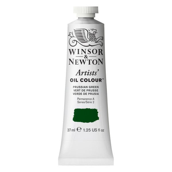 Winsor & Newton Artist Oil Prussian Green 37ml - merriartist.com