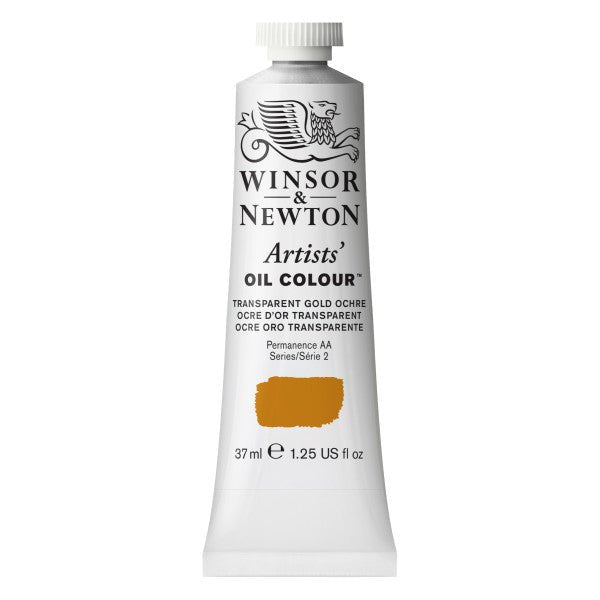 Winsor & Newton Artist Oil Transparent Gold Ochre 37ml - merriartist.com