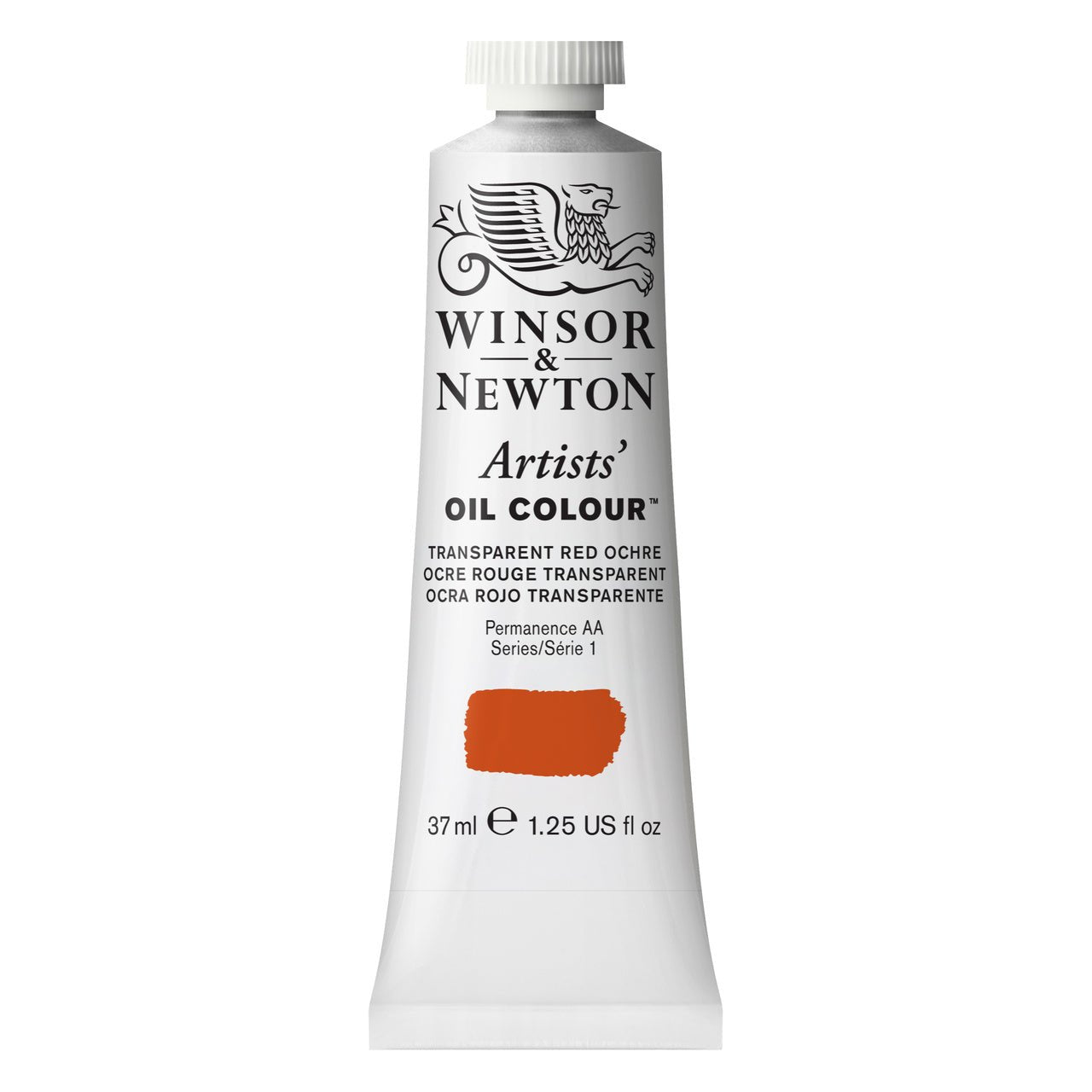 Winsor & Newton Artist Oil Transparent Red Ochre 37ml - merriartist.com