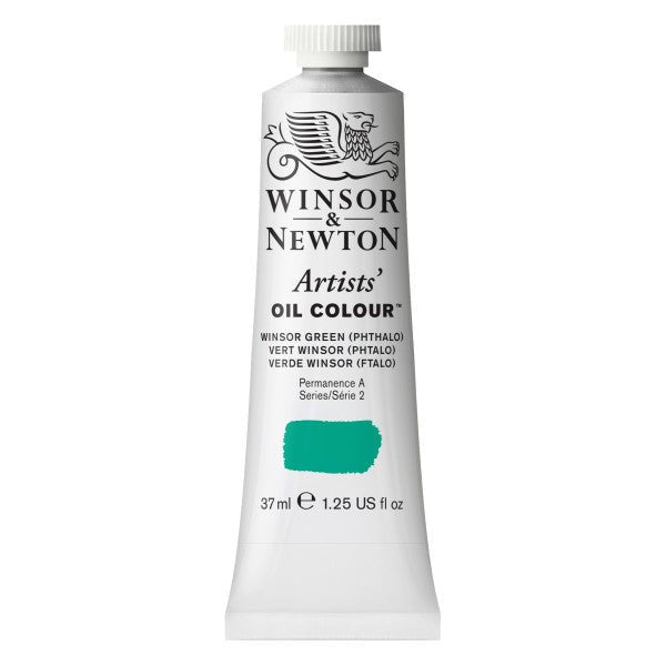 Winsor & Newton Artist Oil Winsor Green (Phthalo) 37ml - merriartist.com