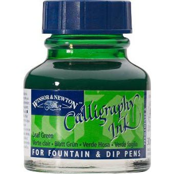 Winsor & Newton Calligraphy Ink 30ml Leaf Green - merriartist.com