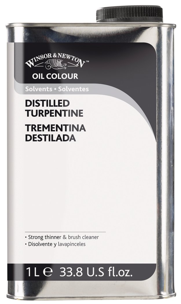 Winsor & Newton Distilled Turpentine 1000 ml (1 liter) - merriartist.com