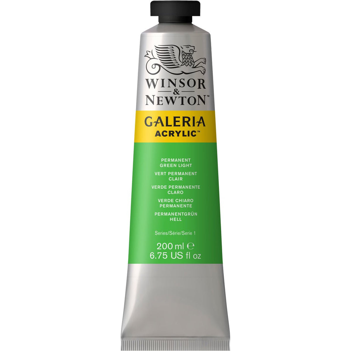 Winsor & Newton Galeria Acrylic Permanent Green Light 200 ml - merriartist.com