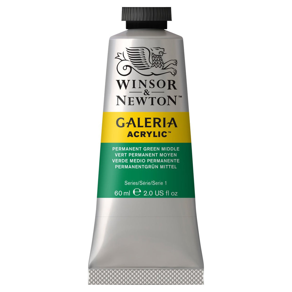 Winsor & Newton Galeria Acrylic Permanent Green Medium 60 ml - merriartist.com