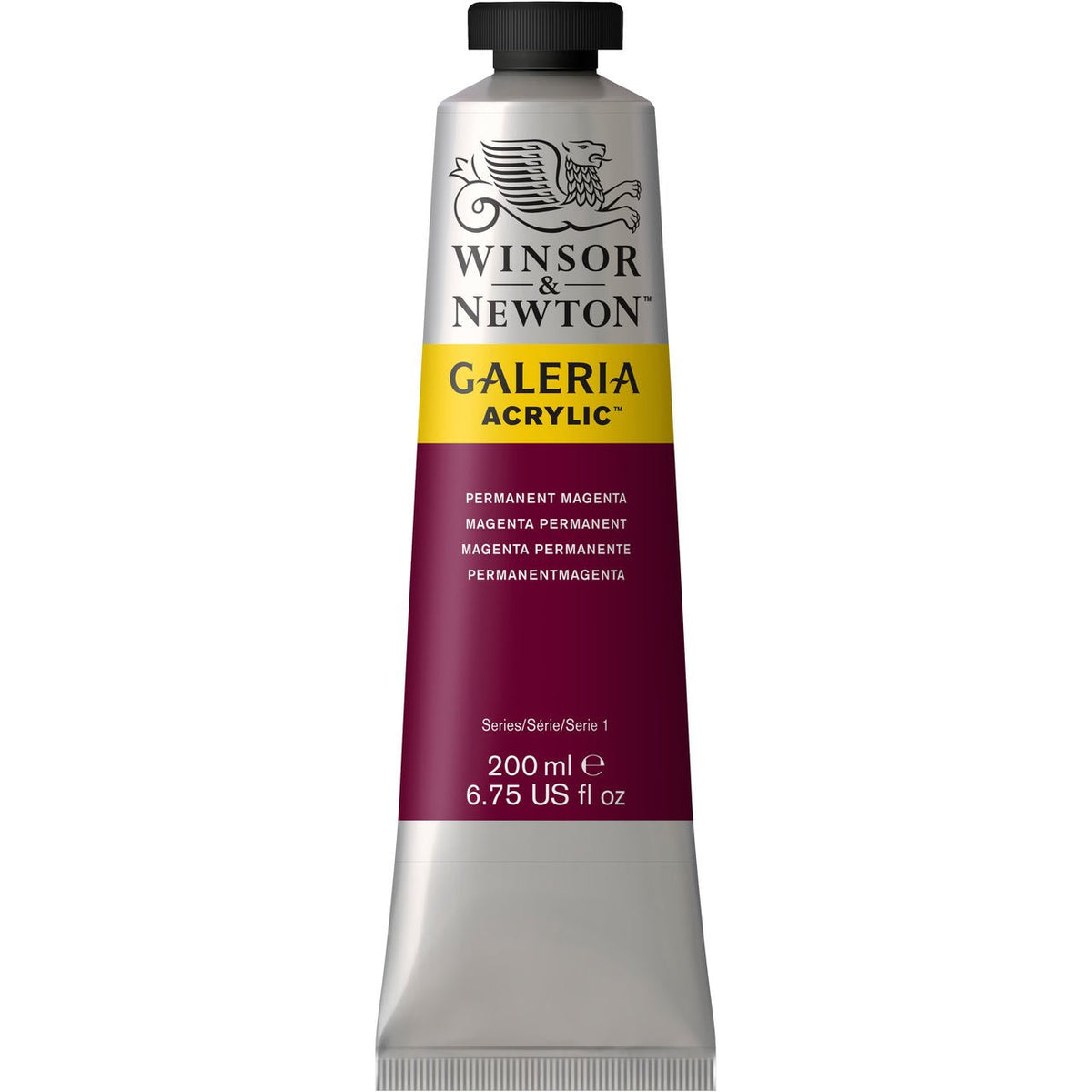 Winsor & Newton Galeria Acrylic Permanent Magenta 200 ml - merriartist.com