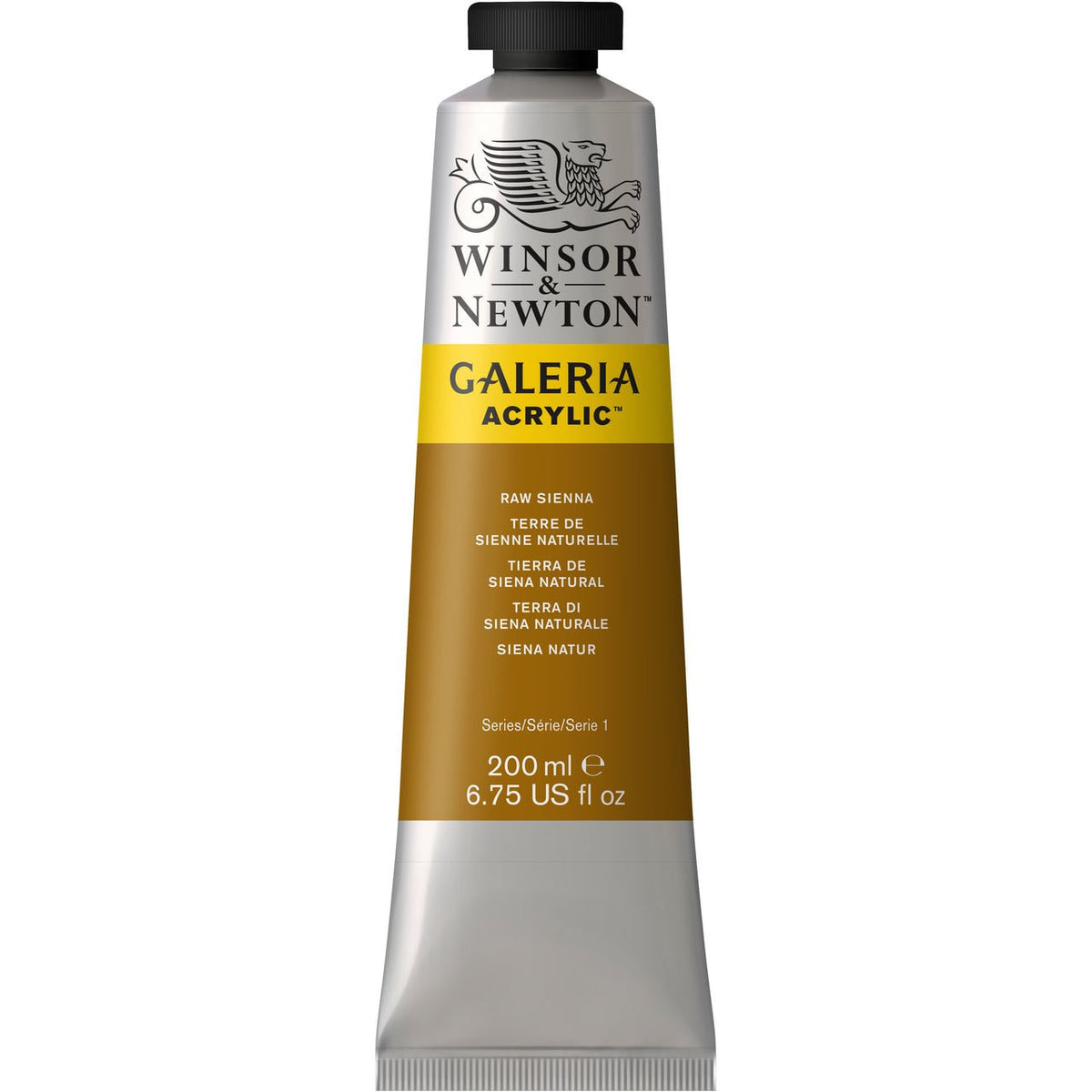 Winsor & Newton Galeria Acrylic Raw Sienna 200 ml - merriartist.com