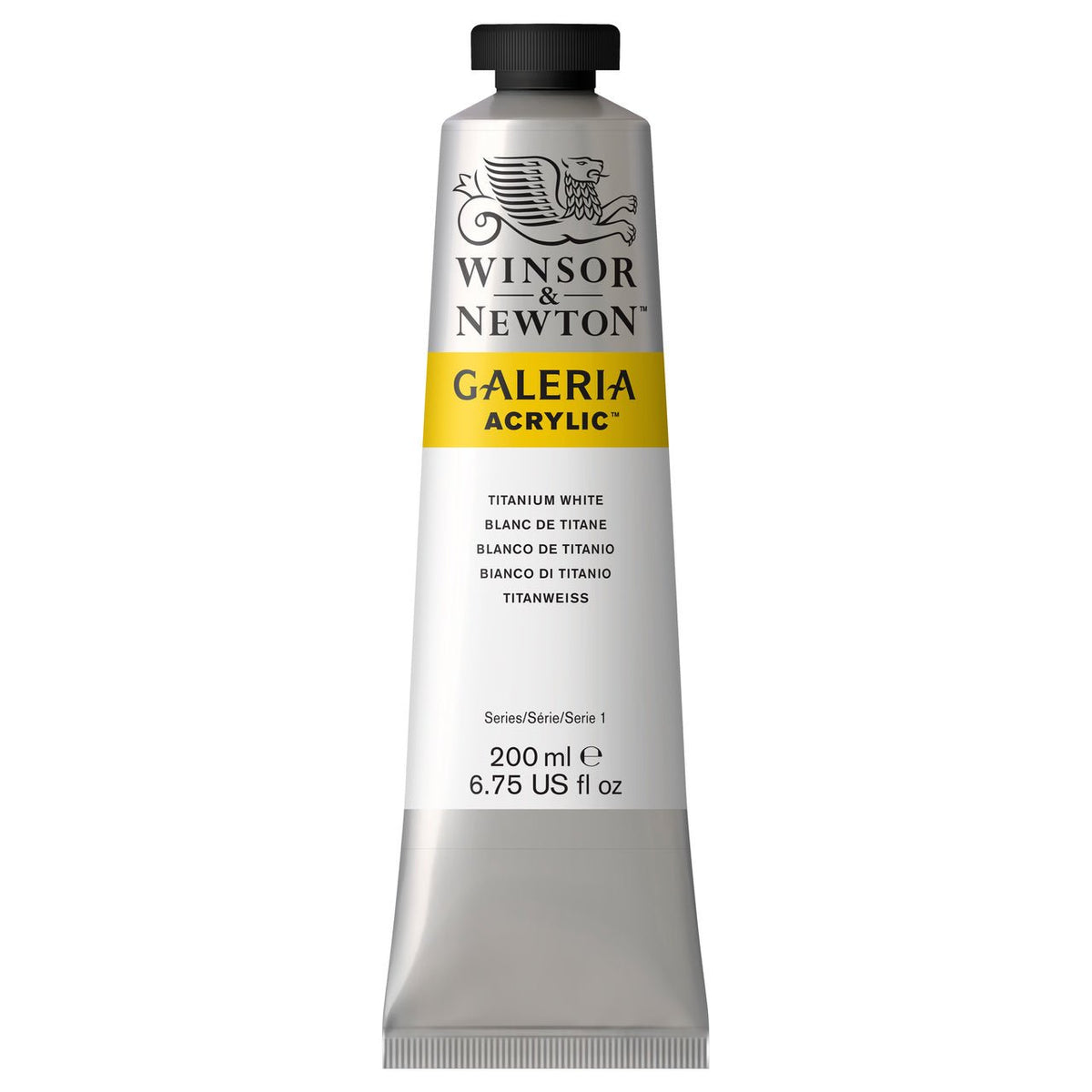 Winsor & Newton Galeria Acrylic Titanium White 200 ml - merriartist.com