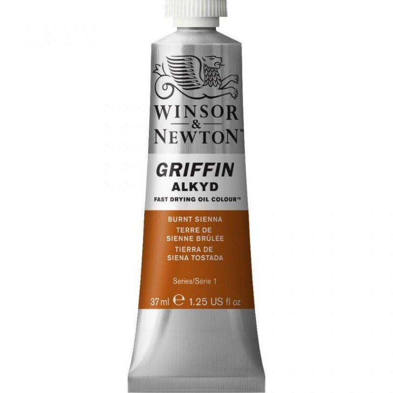 Winsor & Newton Griffin Alkyd 37ml Burnt Sienna - merriartist.com