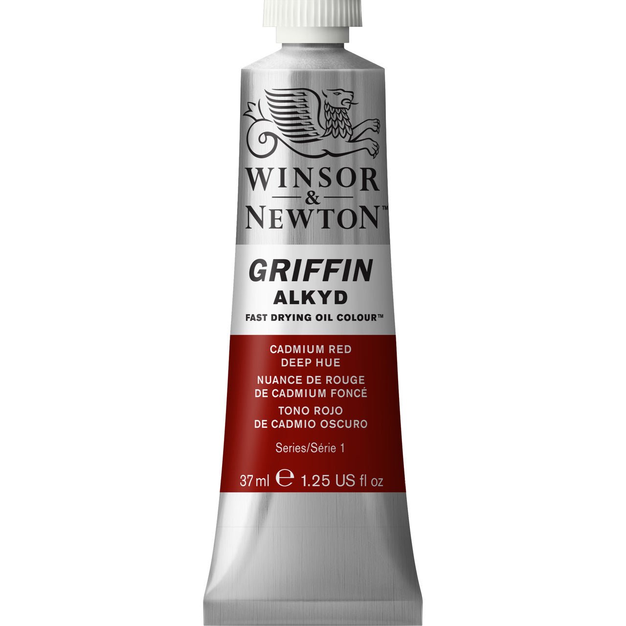 Winsor & Newton Griffin Alkyd 37ml Cadmium Red Deep Hue - merriartist.com