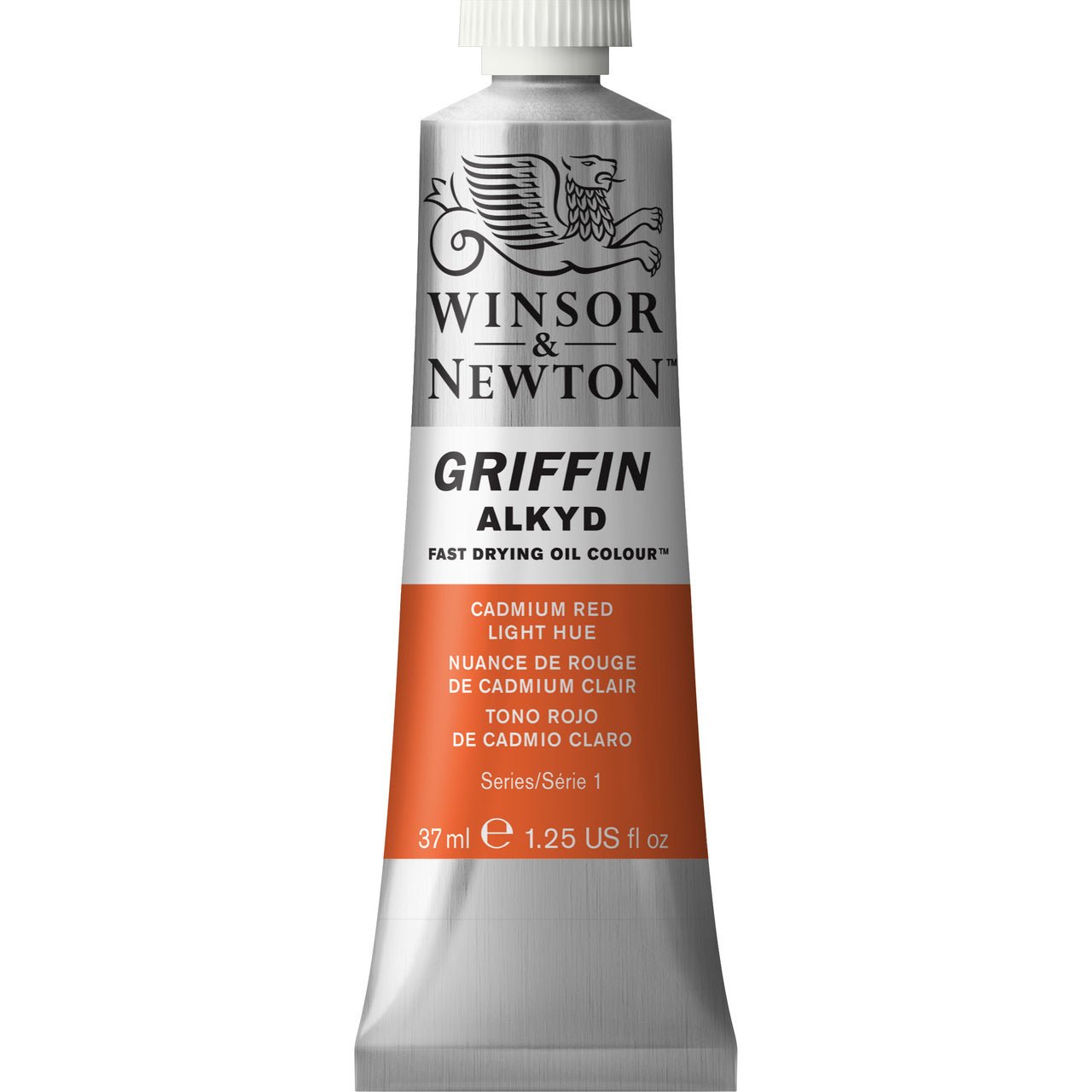 Winsor & Newton Griffin Alkyd 37ml Cadmium Red Light Hue - merriartist.com