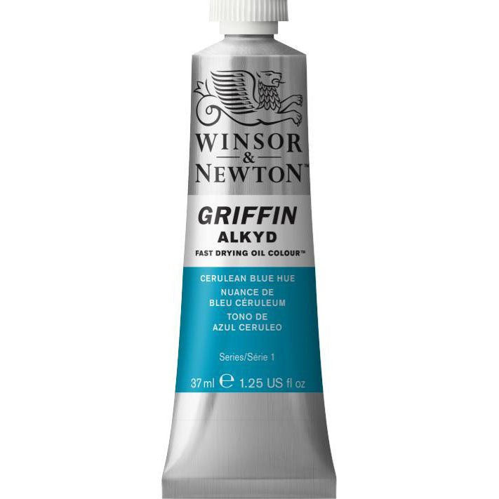 Winsor & Newton Griffin Alkyd 37ml Cerulean Blue Hue - merriartist.com