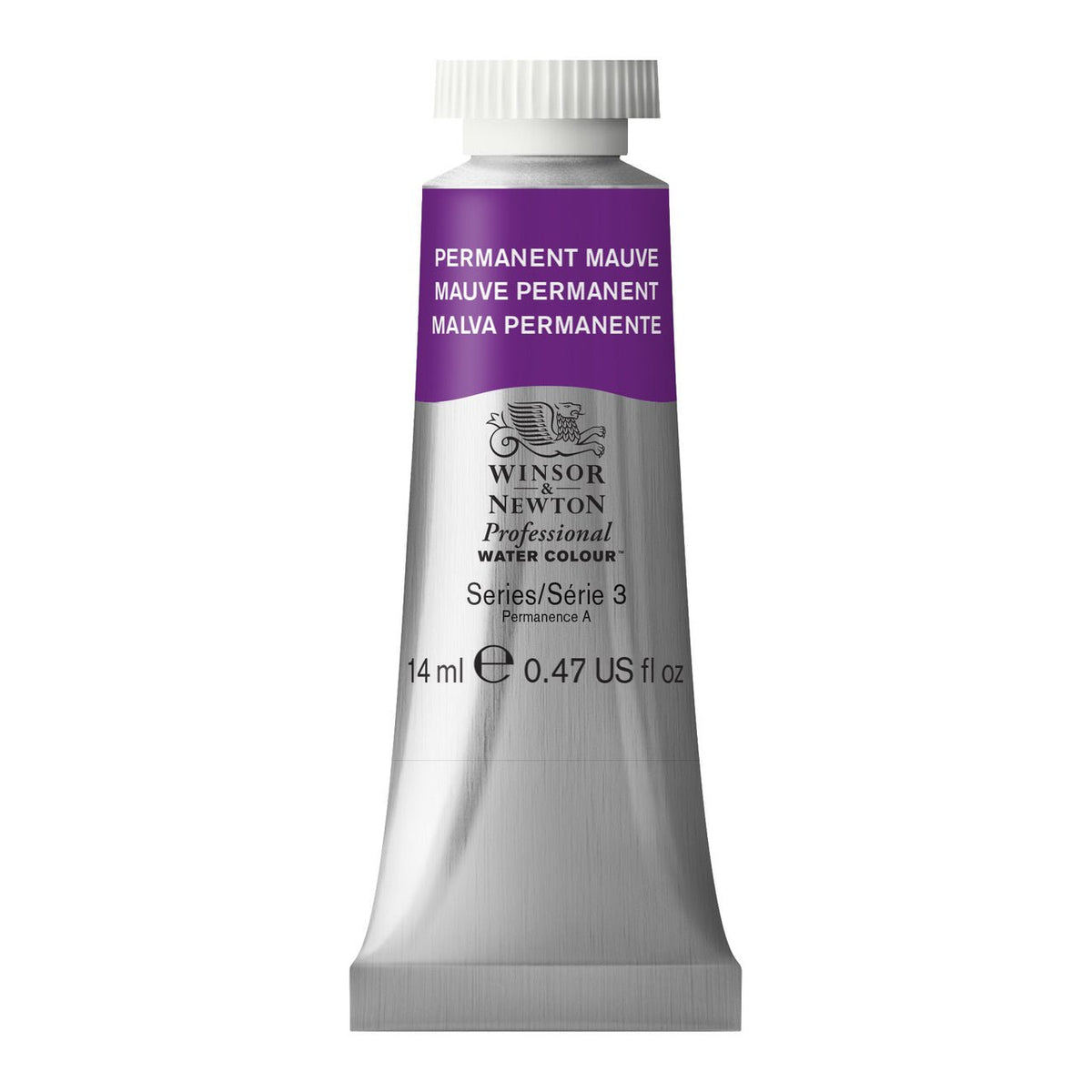 Winsor & Newton Professional Watercolor Permanent Mauve 14ml - merriartist.com