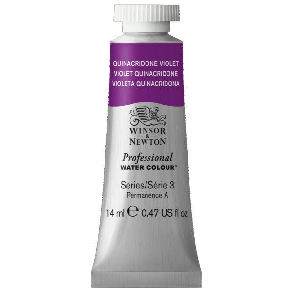 Winsor & Newton Professional Watercolor Quinacridone Violet 14ml - merriartist.com