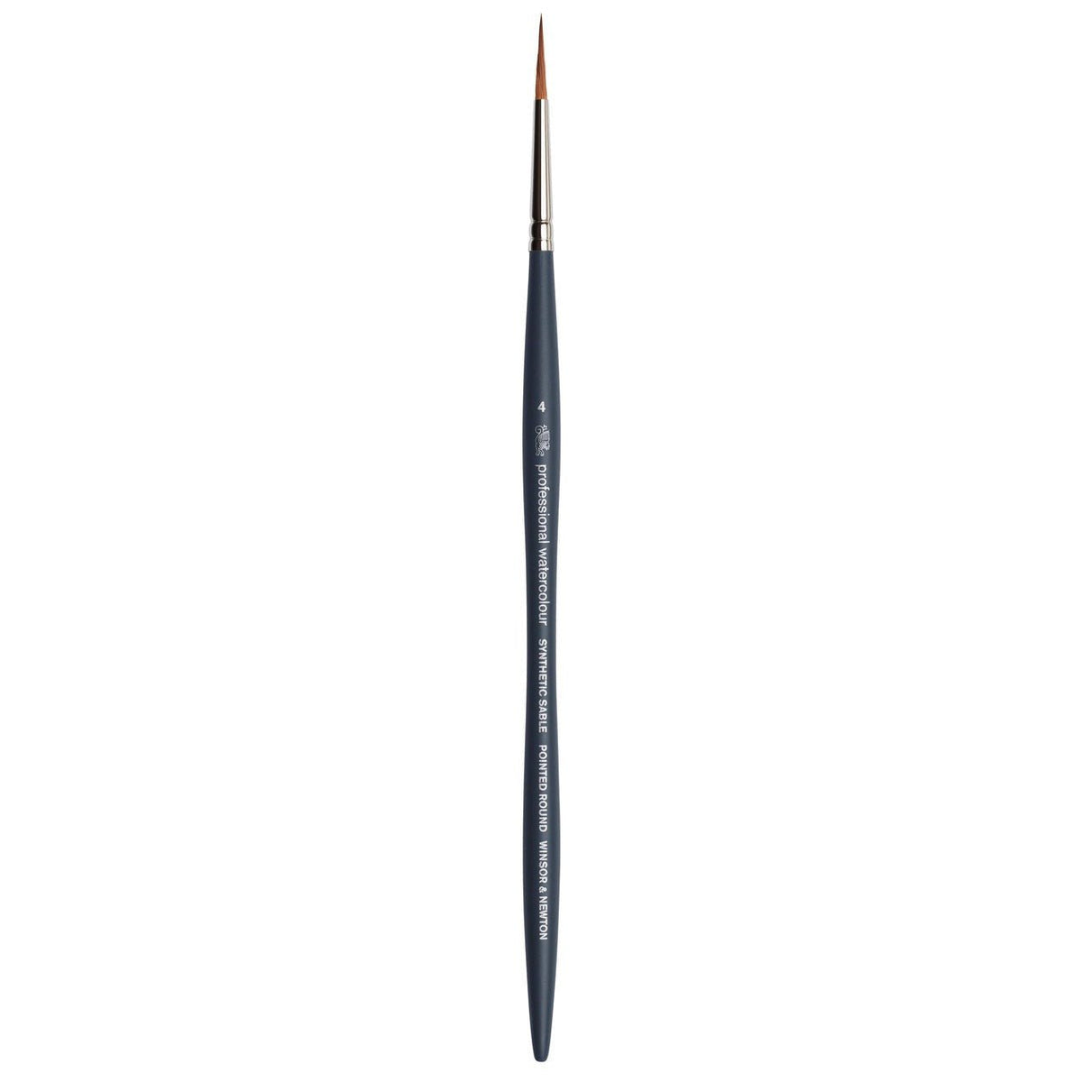 Winsor & Newton Professional Watercolor Synthetic Sable Brush - Pointed Round 4 - merriartist.com