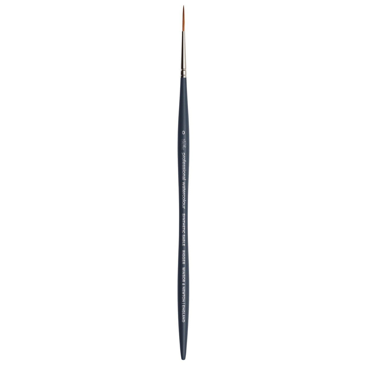 Winsor & Newton Professional Watercolor Synthetic Sable Brush - Rigger 0 - merriartist.com