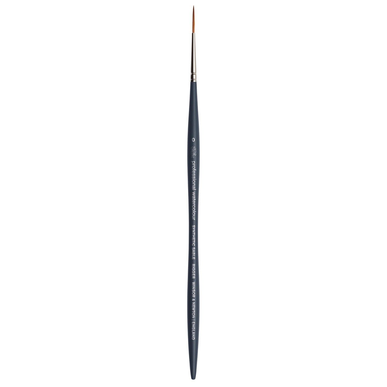 Winsor & Newton Professional Watercolor Synthetic Sable Brush - Rigger 0 - merriartist.com
