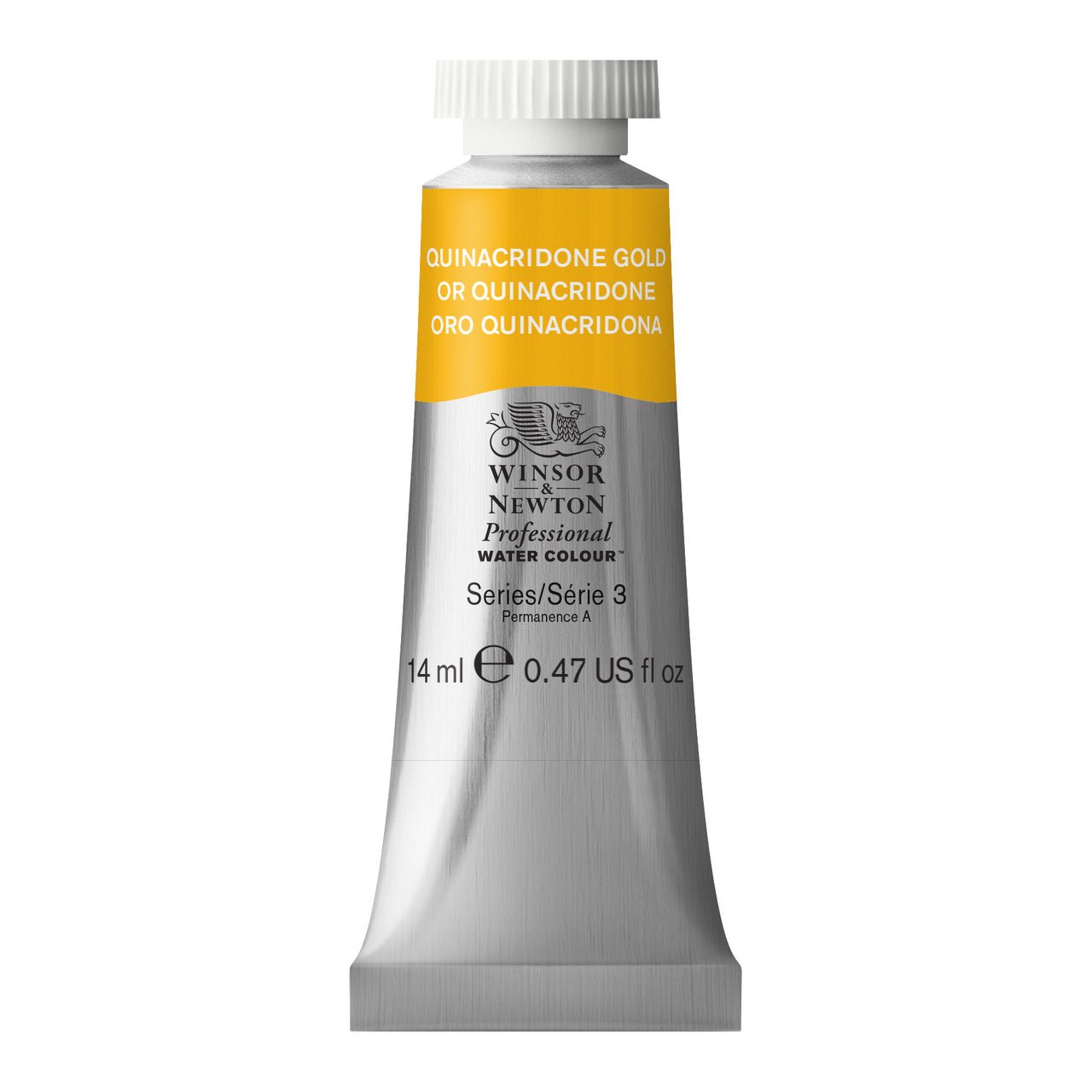 Winsor & Newton Professional Watercolor Transparent Gold Deep 14ml (formerly Quinacridone Gold) - merriartist.com
