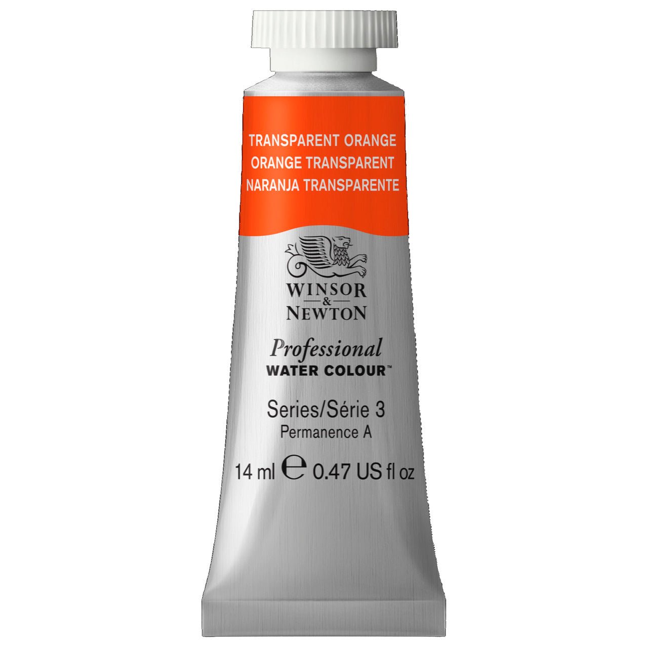 Winsor & Newton Professional Watercolor Transparent Orange 14ml - merriartist.com
