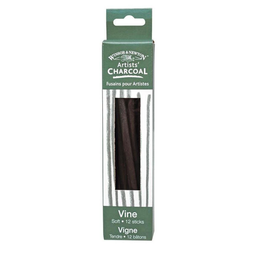 Winsor & Newton Vine Charcoal - Soft - Box of 12 - merriartist.com