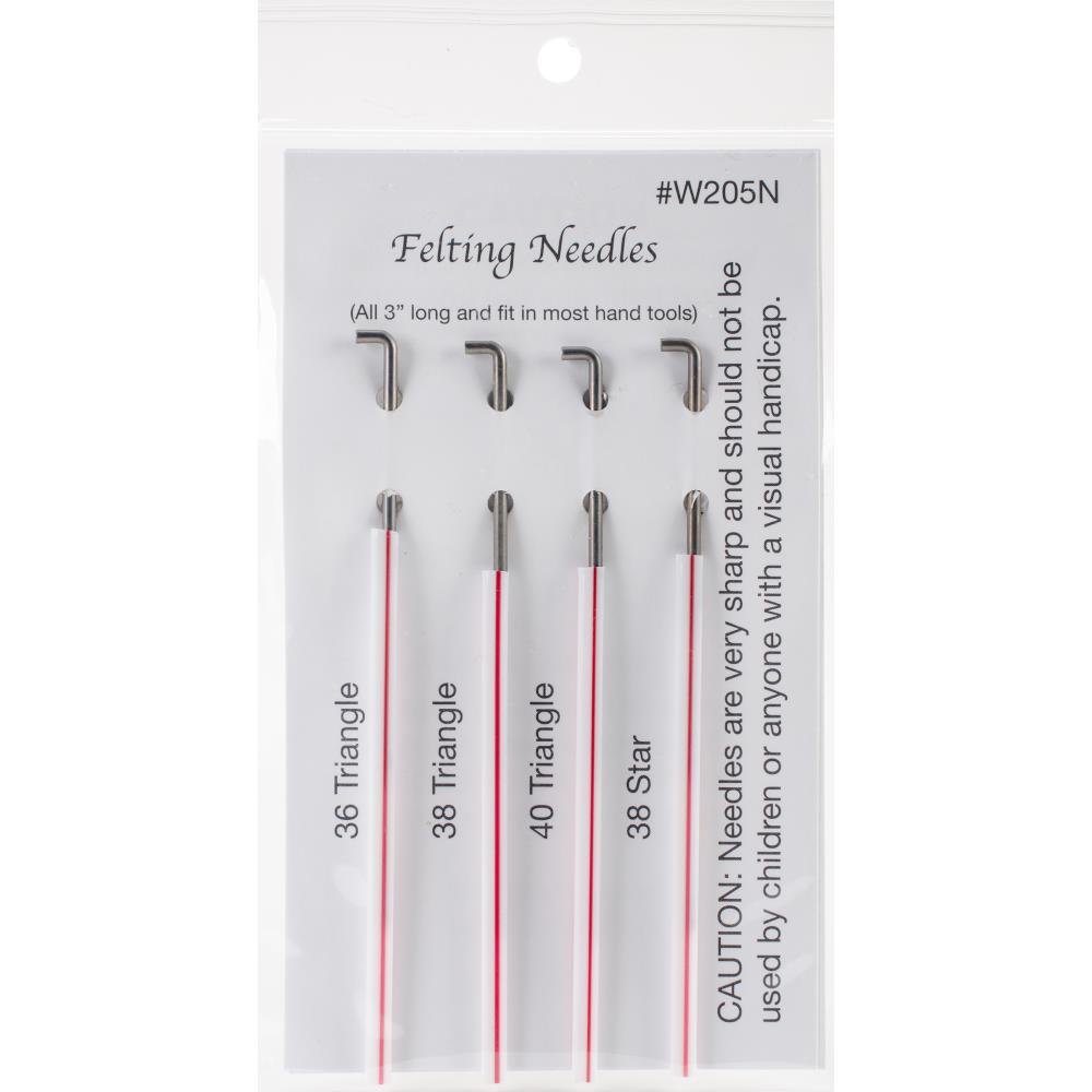 Needle Felting A pair of Felting Needle Light and Heavy and Felting Mat  (Basic Tools)