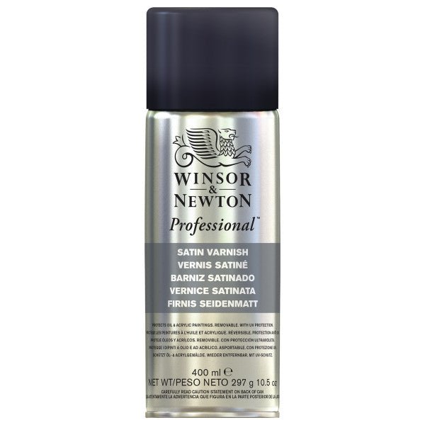 W&N Picture Varnish - satin aerosol 9.9 oz (400 ml) - merriartist.com