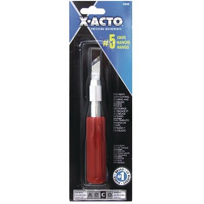 Soft Grip X-Acto Style Knife - Red