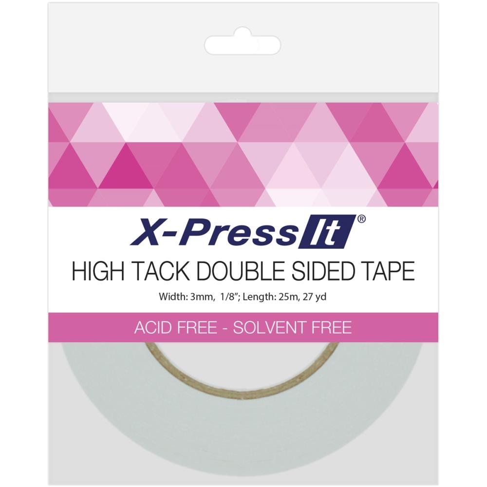 X-Press It High Tack Double Sided Tape 1/8x27 yds - The Merri Artist - merriartist.com